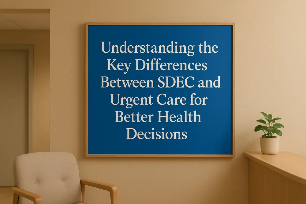 Understanding the Key Differences Between SDEC and Urgent Care for Better Health Decisions