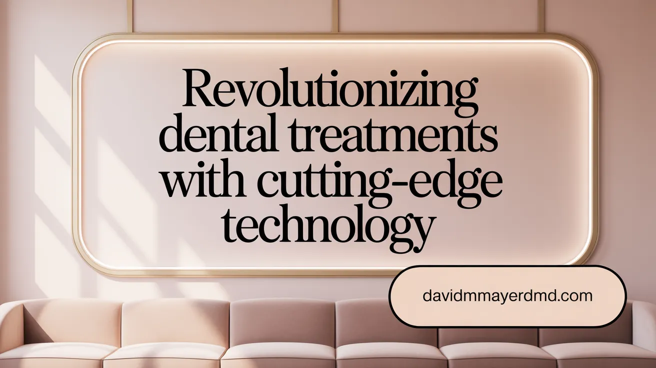 Revolutionizing Dental Treatments with Cutting-Edge Technology