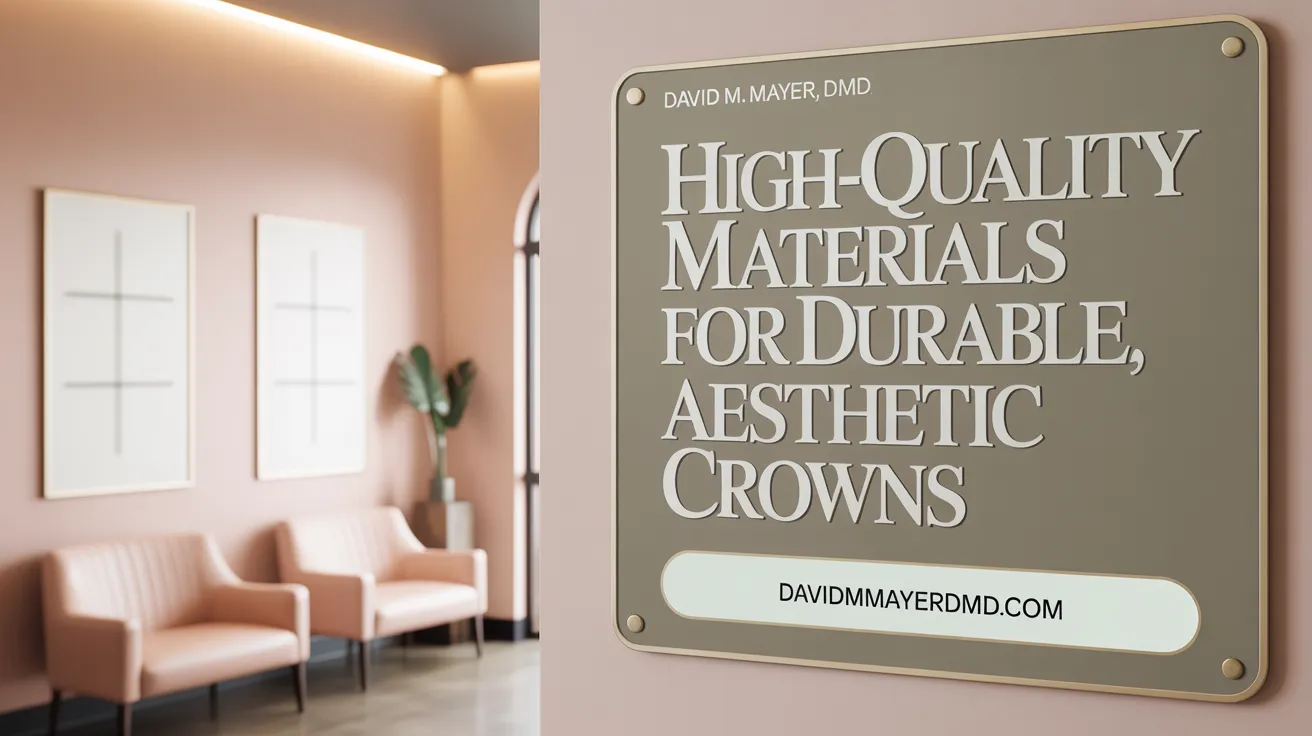 High-Quality Materials for Durable, Aesthetic Crowns