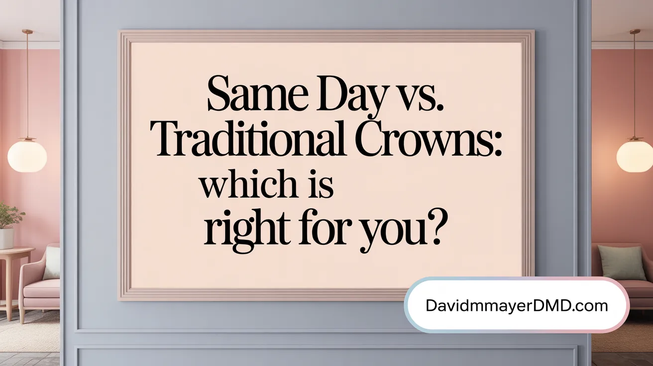 Same Day vs. Traditional Crowns: Which Is Right for You?