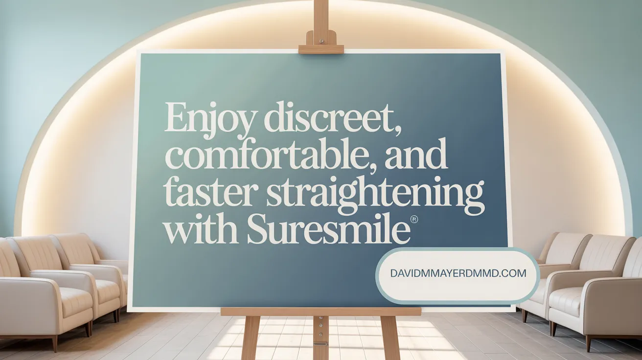 Enjoy discreet, comfortable, and faster teeth straightening with SureSmile