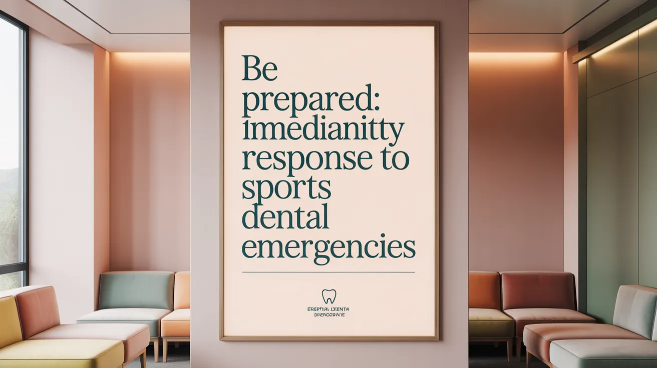 Be Prepared: Immediate Response to Sports Dental Emergencies
