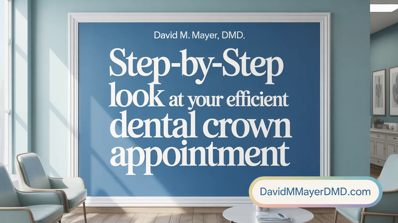 Step-by-Step Look at Your Efficient Dental Crown Appointment