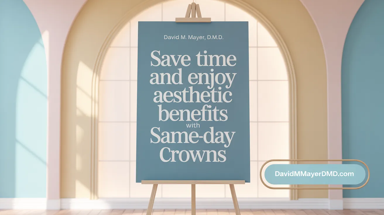 Save Time and Enjoy Aesthetic Benefits with Same-Day Crowns