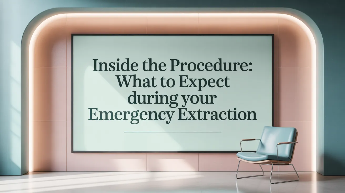 Inside the Procedure: What to Expect During Your Emergency Extraction