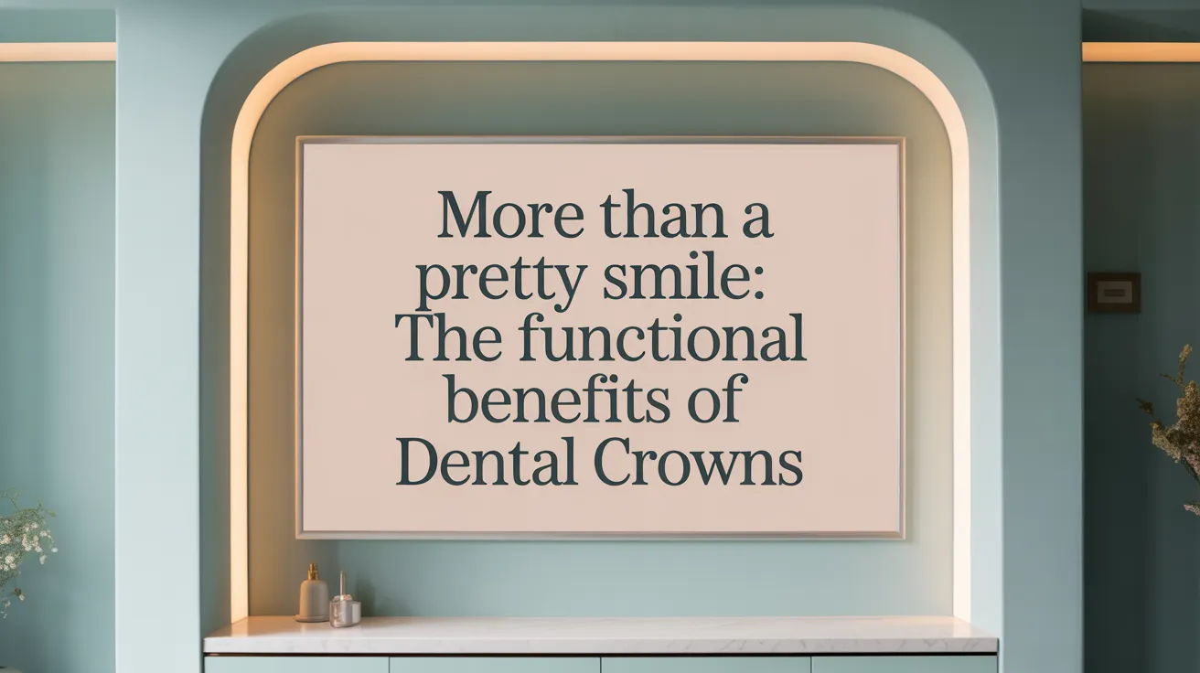 More Than A Pretty Smile: The Functional Benefits of Dental Crowns