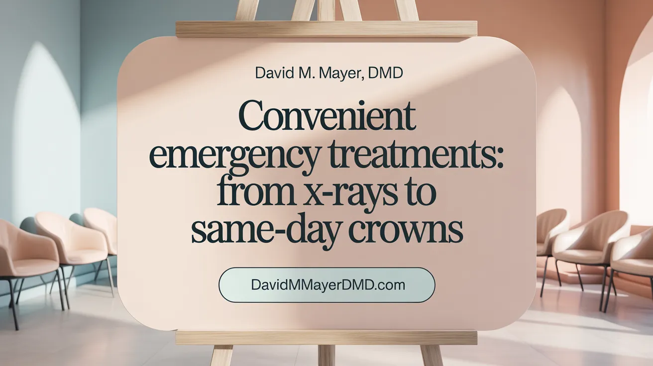 Convenient Emergency Treatments: From X-Rays to Same-Day Crowns