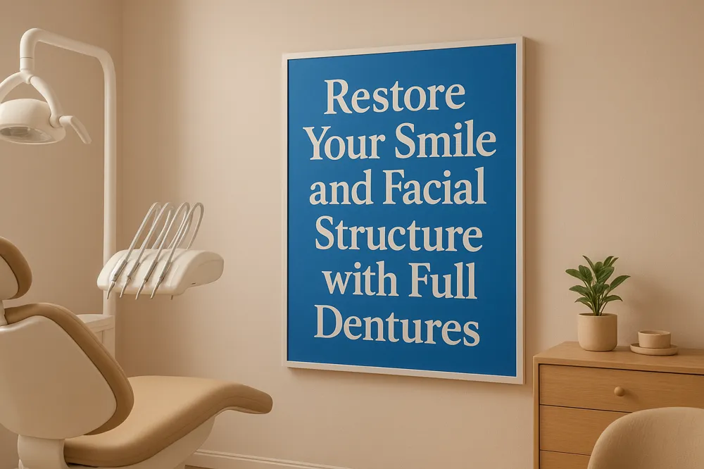 Restore Your Smile and Facial Structure with Full Dentures