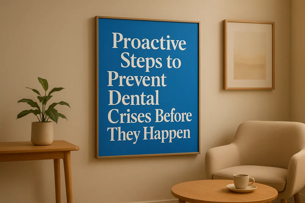 Proactive Steps to Prevent Dental Crises Before They Happen