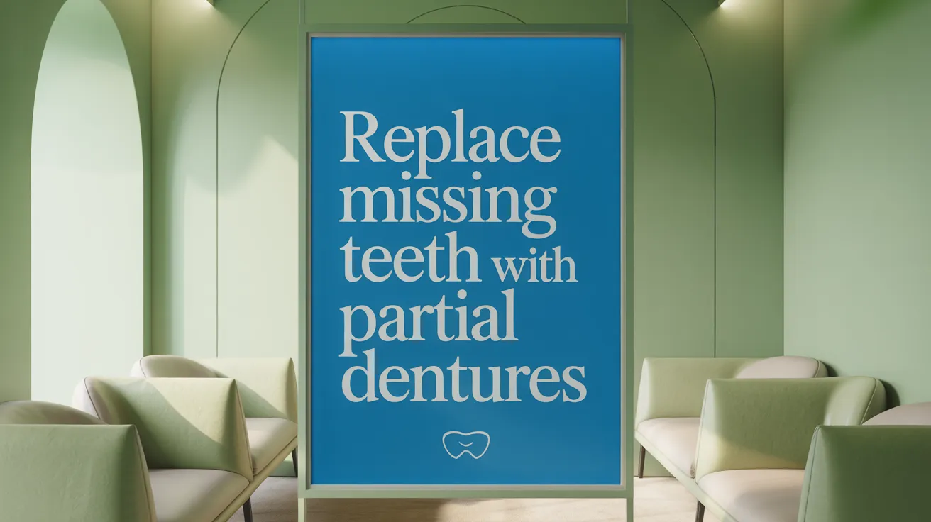 Replace Missing Teeth with Partial Dentures