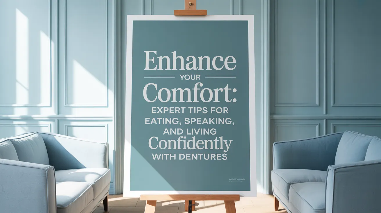 Enhance Your Comfort: Expert Tips for Eating, Speaking, and Living Confidently with Dentures