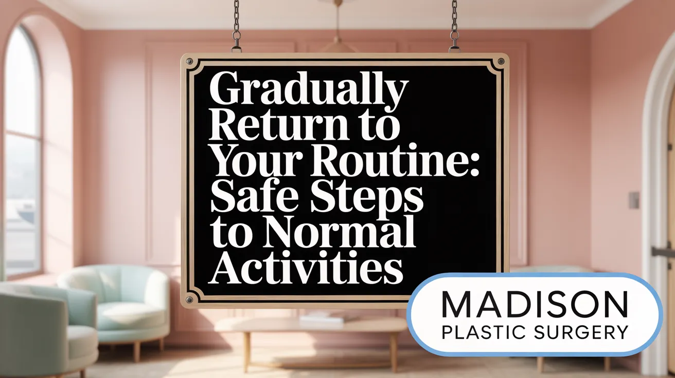 Gradually Return to Your Routine: Safe Steps to Normal Activities