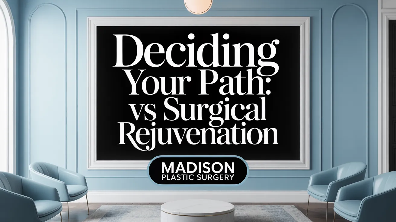 Deciding Your Path: Non-Invasive vs Surgical Rejuvenation