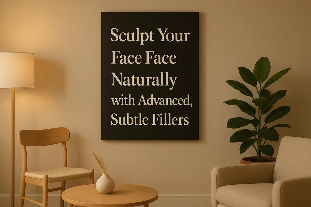 Sculpt Your Face Naturally with Advanced, Subtle Fillers
