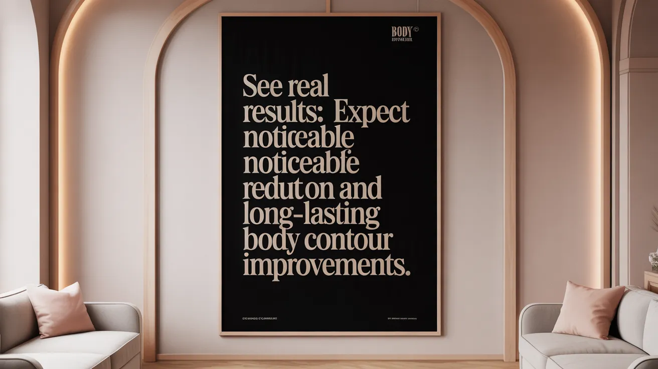 See real results: Expect noticeable fat reduction and long-lasting body contour improvements.