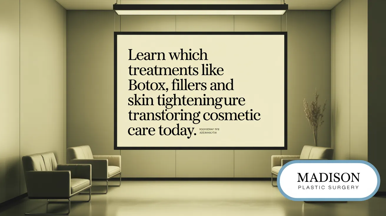 Learn which treatments like Botox, fillers, and skin tightening are transforming cosmetic care today.