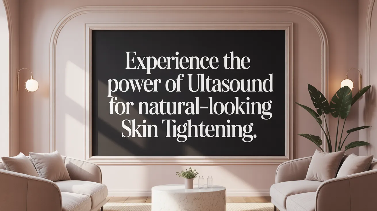 Experience the Power of Ultrasound for Natural-Looking Skin Tightening