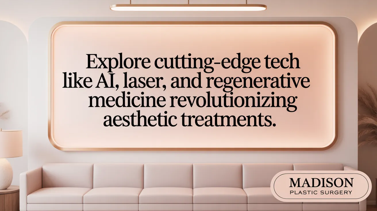 Explore cutting-edge tech like AI, laser, and regenerative medicine revolutionizing aesthetic treatments.
