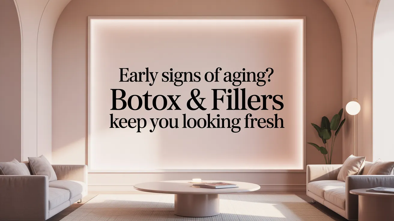 Early Signs of Aging? Botox & Fillers Keep You Looking Fresh