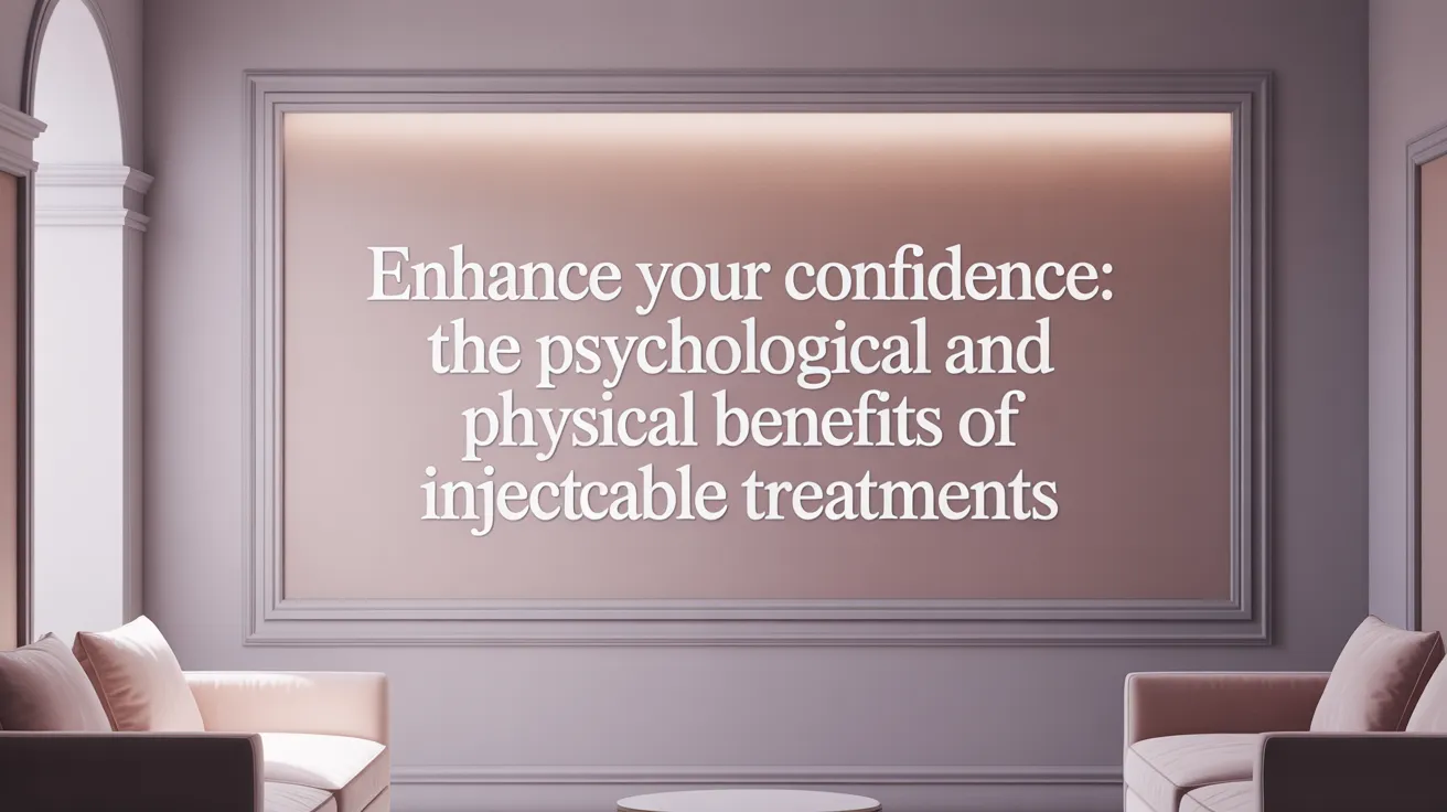 Enhance Your Confidence: The Psychological and Physical Benefits of Injectable Treatments