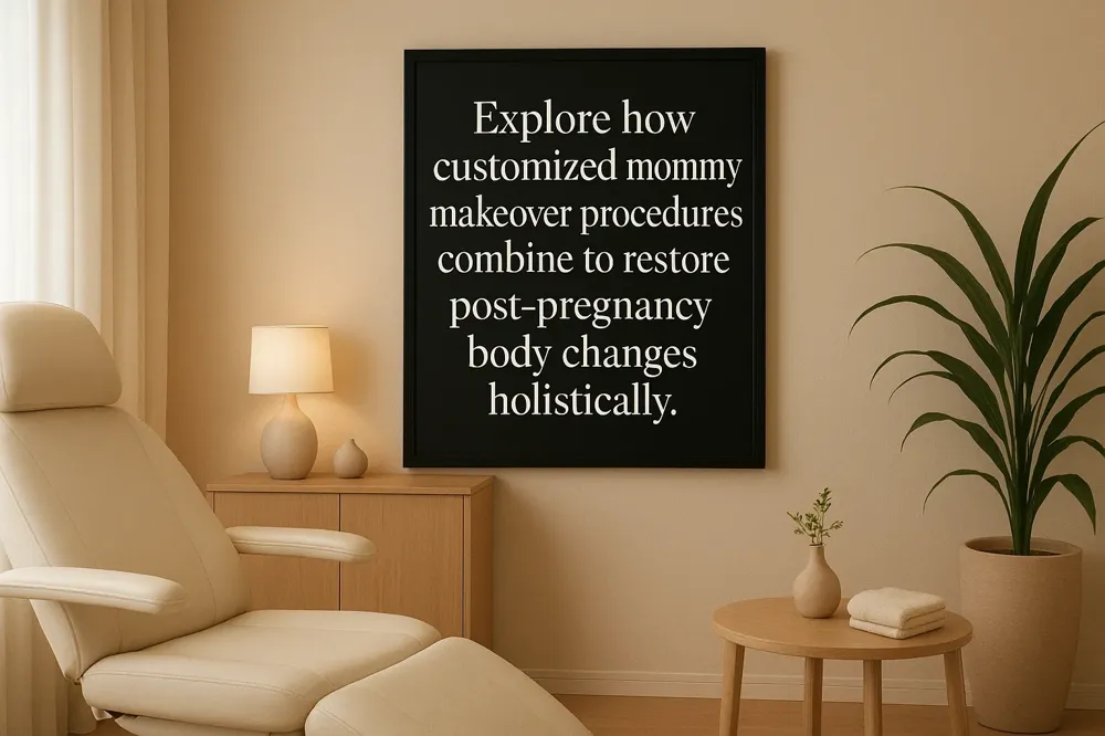 Explore how customized mommy makeover procedures combine to restore post-pregnancy body changes holistically.
