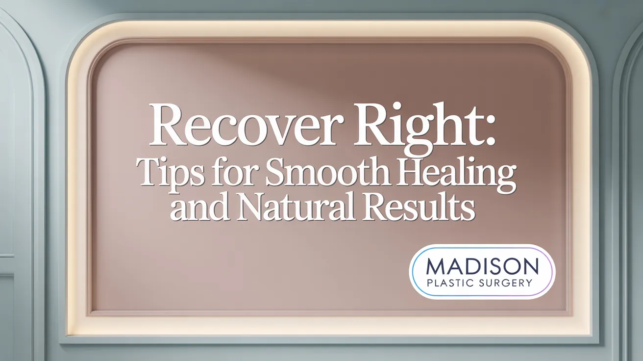 Recover Right: Tips for Smooth Healing and Natural Results
