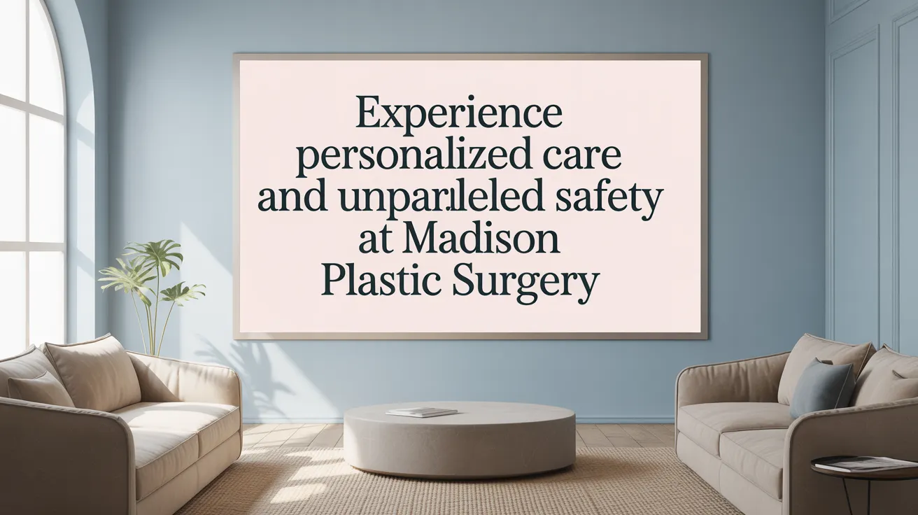 Experience Personalized Care and Unparalleled Safety at Madison Plastic Surgery