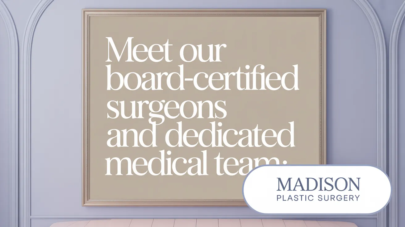 Meet Our Board-Certified Surgeons and Dedicated Medical Team