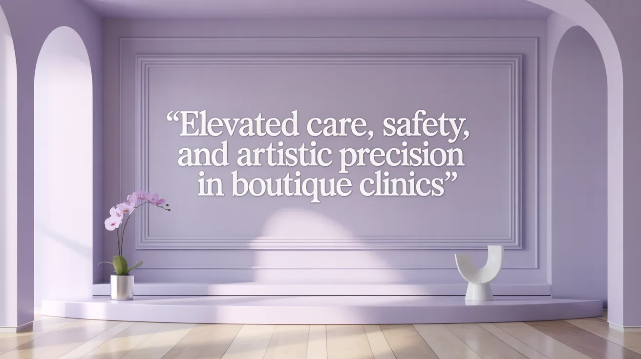 Elevated Care, Safety, and Artistic Precision in Boutique Clinics