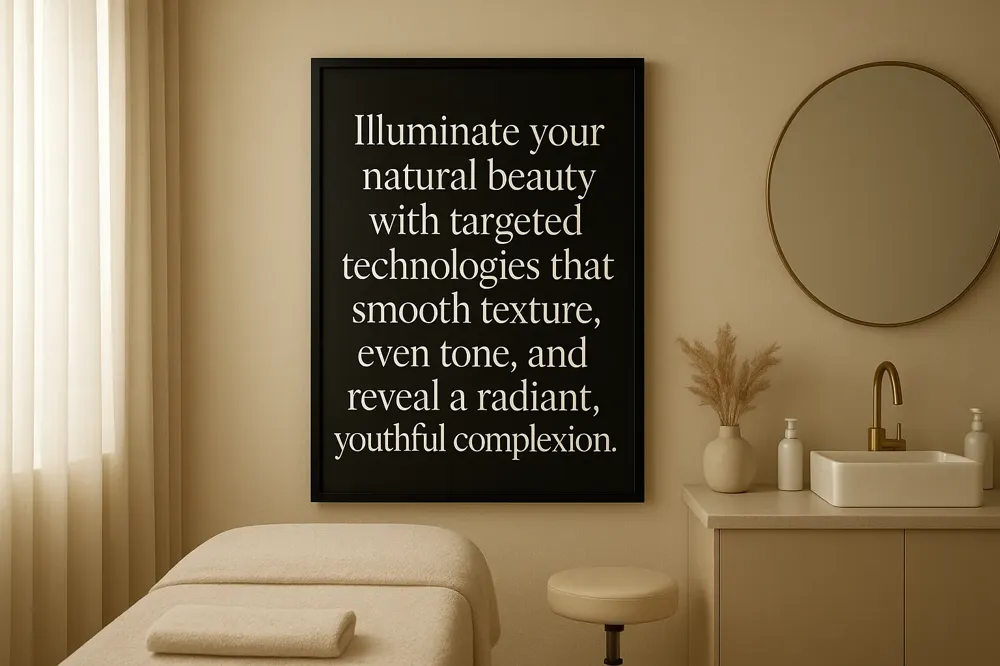 Illuminate your natural beauty with targeted technologies that smooth texture, even tone, and reveal a radiant, youthful complexion.