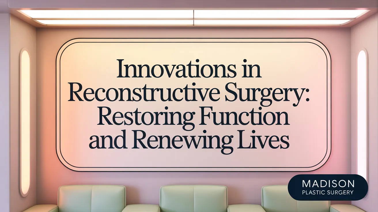 Innovations in Reconstructive Surgery: Restoring Function and Renewing Lives