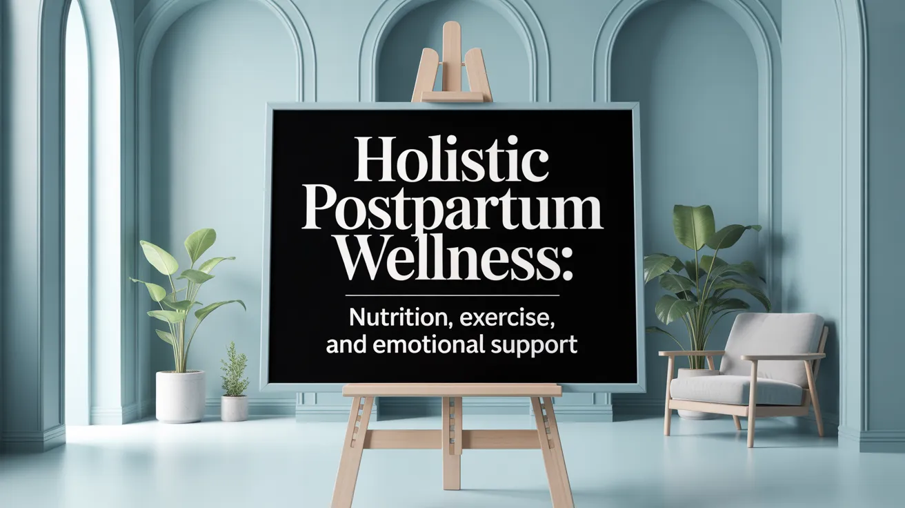 Holistic Postpartum Wellness: Nutrition, Exercise, and Emotional Support