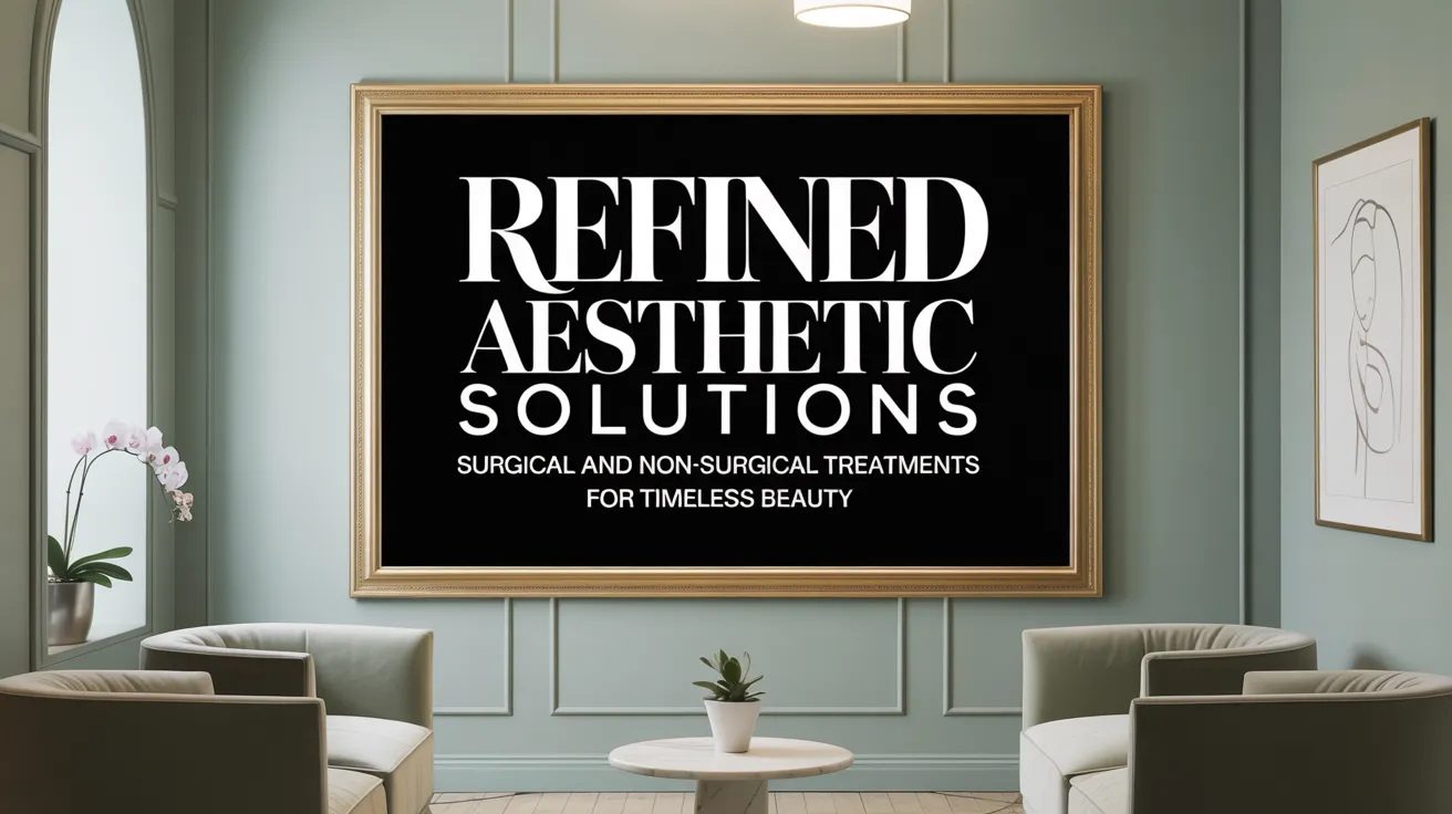 Refined Aesthetic Solutions: Surgical and Non-Surgical Treatments for Timeless Beauty