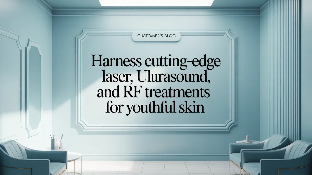 Harness Cutting-Edge Laser, Ultrasound, and RF Treatments for Youthful Skin