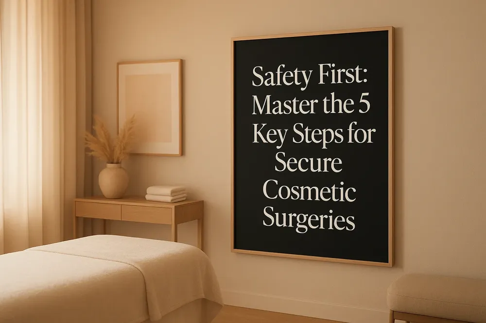 Safety First: Master the 5 Key Steps for Secure Cosmetic Surgeries