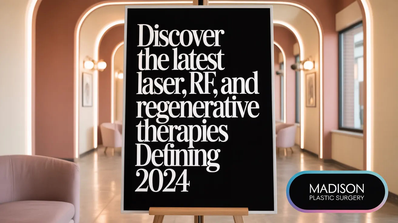 Discover the Latest Laser, RF, and Regenerative Therapies Defining 2024