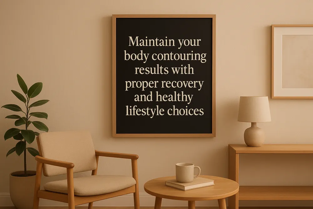 Maintain your body contouring results with proper recovery and healthy lifestyle choices.