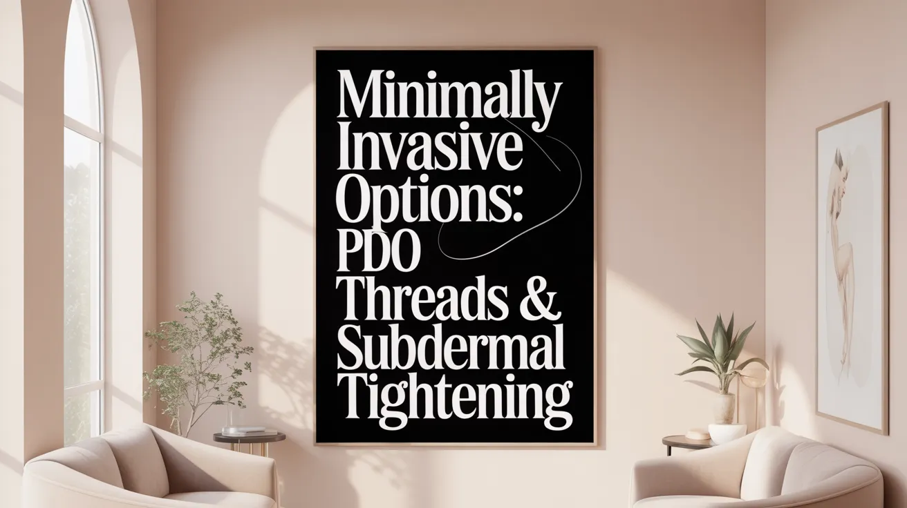 Minimally Invasive Options: PDO Threads & Subdermal Tightening