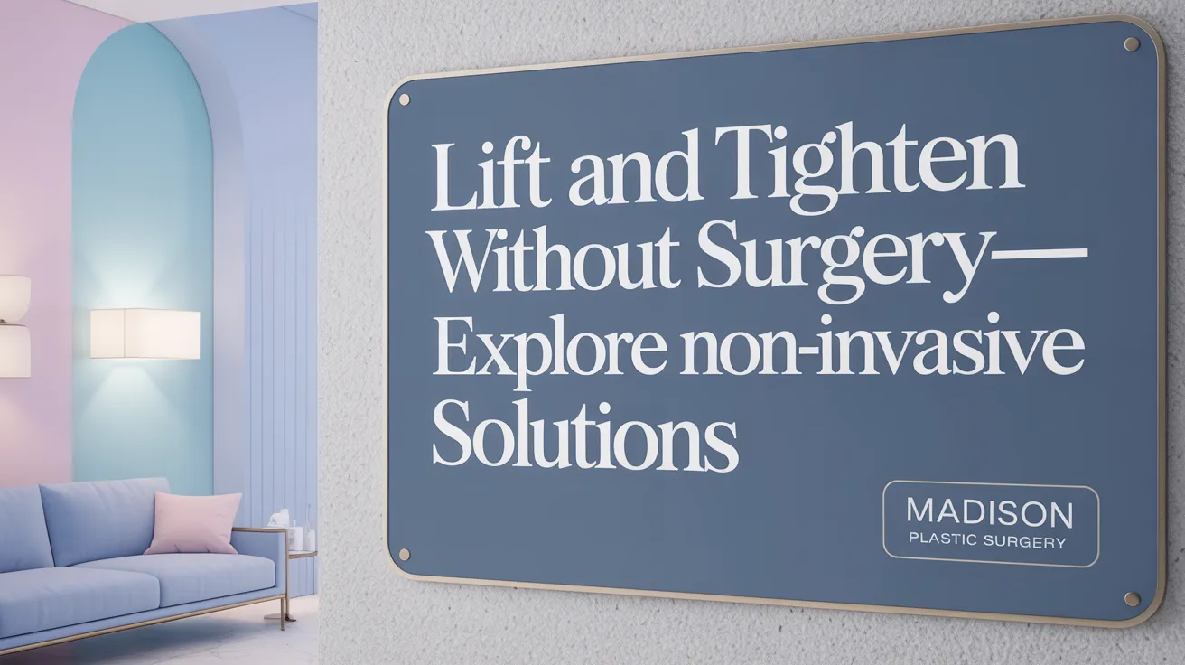 Lift and Tighten Without Surgery—Explore Non-Invasive Solutions