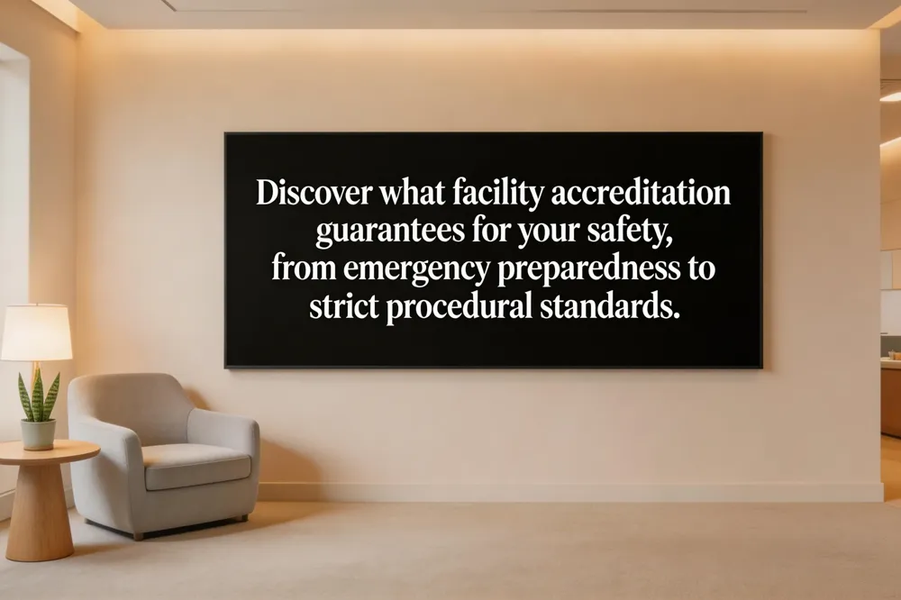 Discover what facility accreditation guarantees for your safety, from emergency preparedness to strict procedural standards.