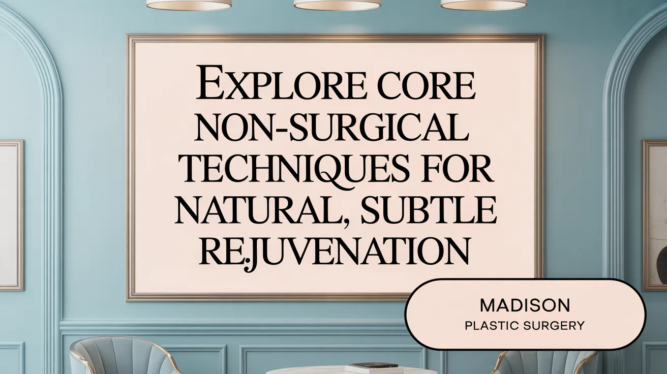 Explore Core Non-Surgical Techniques for Natural, Subtle Rejuvenation