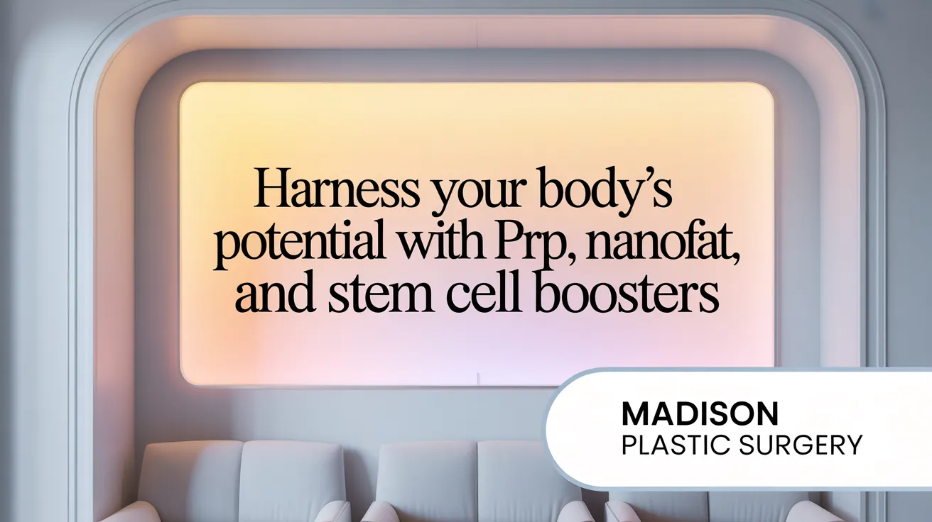 Harness Your Body’s Potential with PRP, Nanofat, and Stem Cell Boosters
