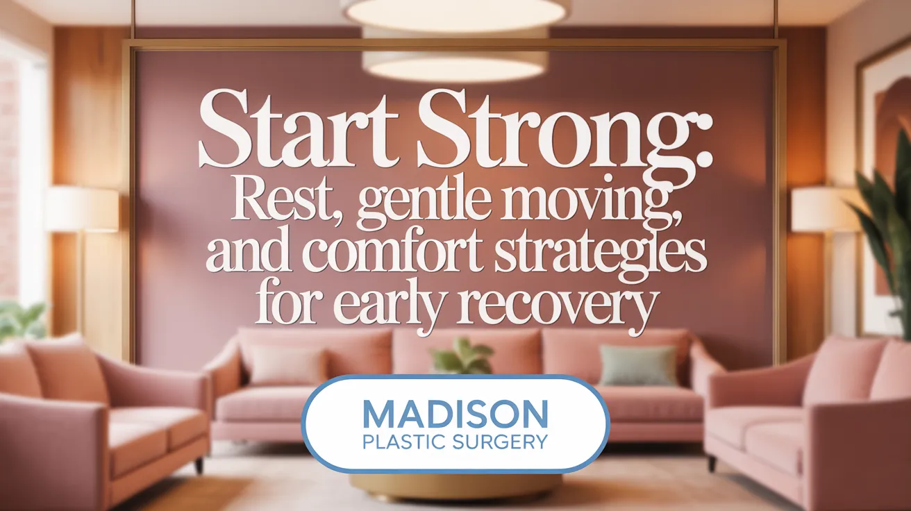 Start Strong: Rest, Gentle Moving, and Comfort Strategies for Early Recovery