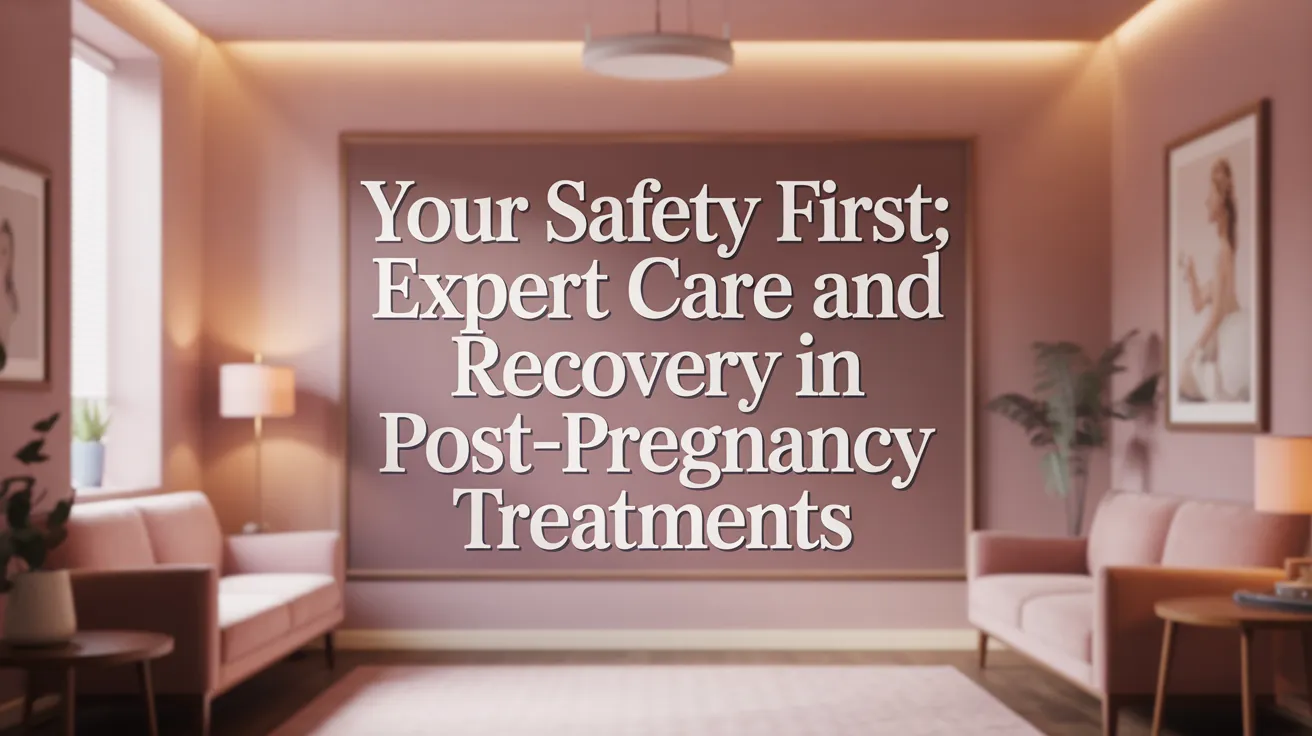 Your Safety First: Expert Care and Recovery in Post-Pregnancy Treatments