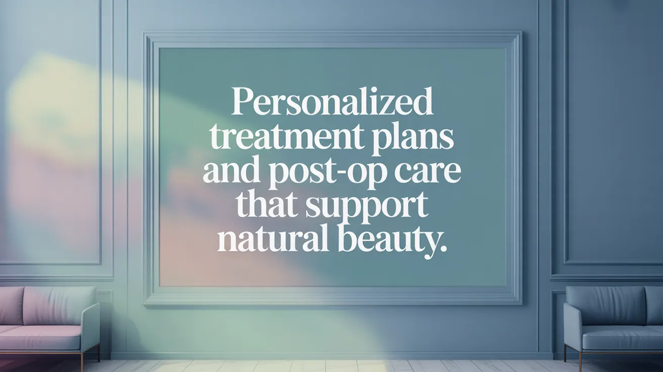 Personalized Treatment Plans and Post-Op Care that Support Natural Beauty