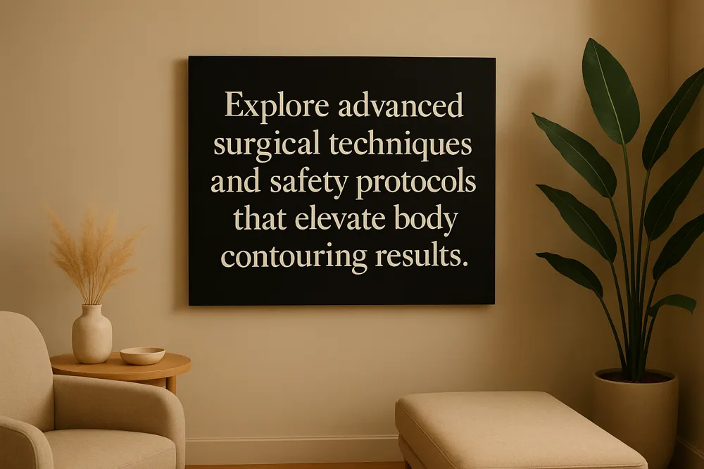 Explore advanced surgical techniques and safety protocols that elevate body contouring results.