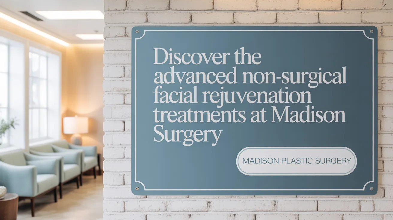 Discover the Advanced Non-Surgical Facial Rejuvenation Treatments at Madison Plastic Surgery
