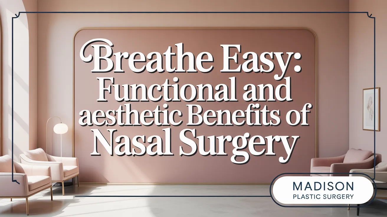 Breathe Easy: Functional and Aesthetic Benefits of Nasal Surgery