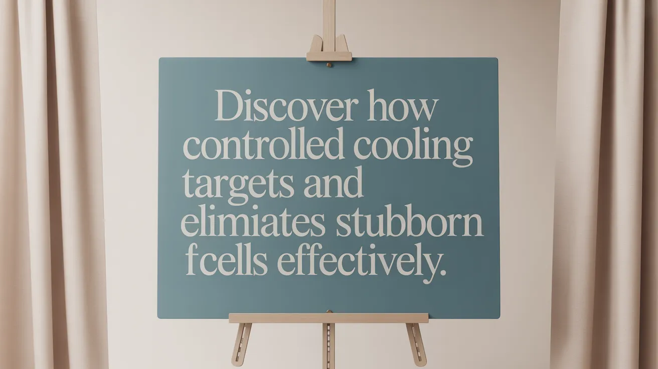 Discover how controlled cooling targets and eliminates stubborn fat cells effectively.