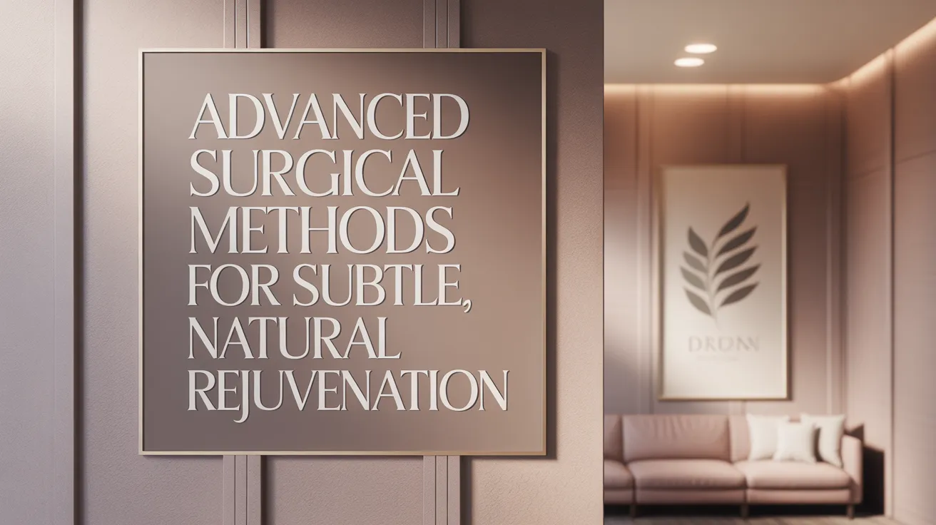 Advanced Surgical Methods for Subtle, Natural Rejuvenation